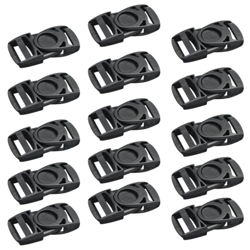 Boucles en plastique noir 25mm sans couture réparez instantanément vos sangles de sac