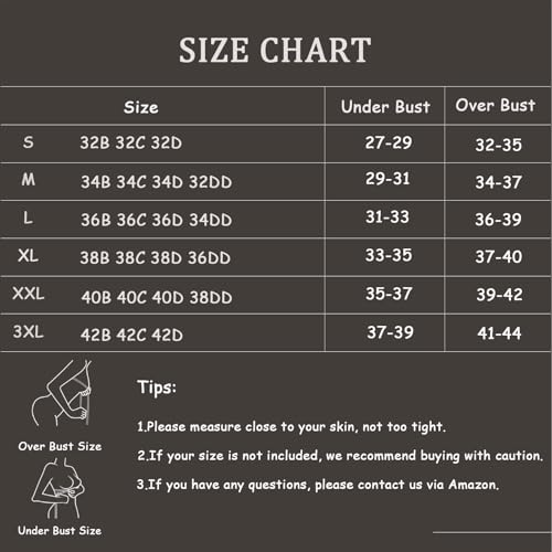 Gailife V Neck Front Closure Bras for Women Wireless Full Coverage Mastectomy Bralettes Comfortable Seamless Everyday Bra, Skin, L