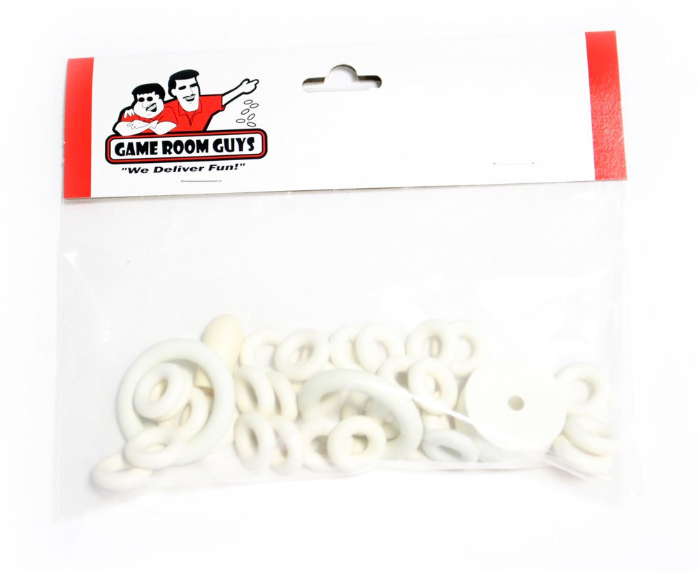 Game Room Guys Bally Beach Time Bingo Pinball White Rubber Ring Kit