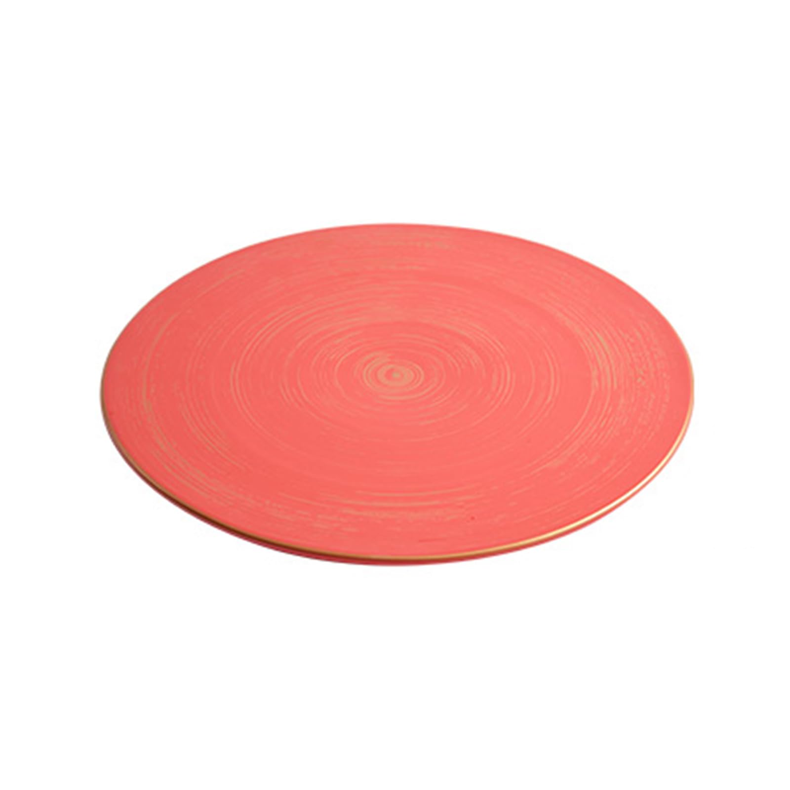 Piatto da Cucina, Piatto Rotondo in Ceramica, Stoviglie Moderne, Piatto da Dessert per Pasta, Piatto Piano, Lavabile in Lavastoviglie nel Microonde(Size:30.5 * 30.5 * 1.5CM)