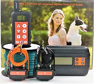 KoolKani Remote Dog Training Shock Collar & Underground/in-Ground Electric Electronic Containment Fence Boundary