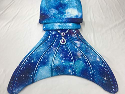 image for YITU Girls Mermaid Tails for Swimming Bikini Set Princess Cosplay Bath