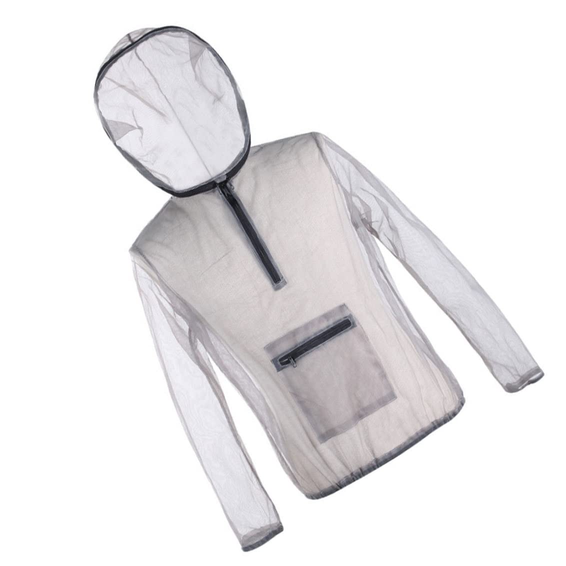 Zanzariera, Tuta antizanzare con cappuccio Rete antizanzare Maglia estiva Protezione dagli insetti Abbigliamento Traspirante Anti-insetti Leggera Protezione per la pesca Campeggio all'ape