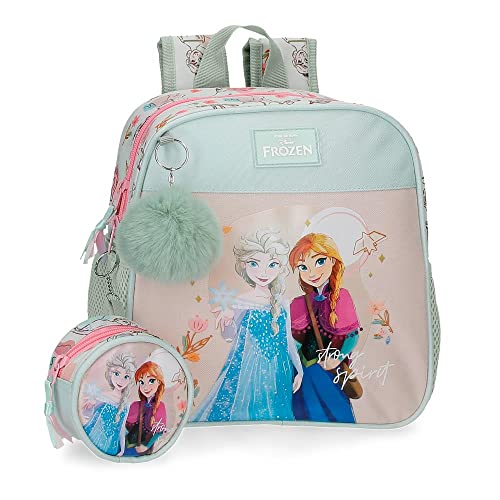 Frozen Strong Spirit Mochila Guardería Multicolor 21X25X10 Cms Poliéster 5,75L