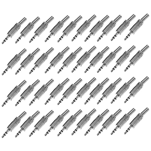 40 PCS 3.5mm 1/8" Stereo Male Audio TRS Jack miniatura 2