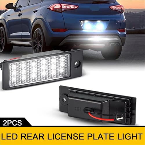 Luces LED traseras para matrícula de coche solución averías Kia Forte MK3 2