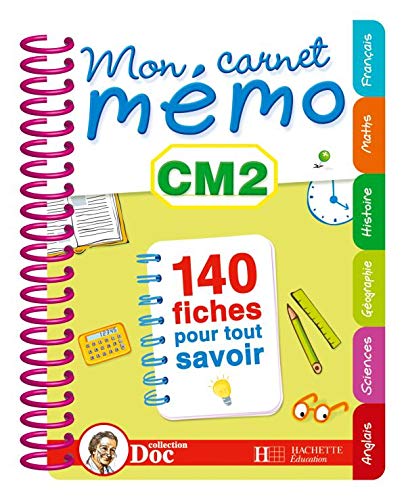 Mon carnet mémo CM2