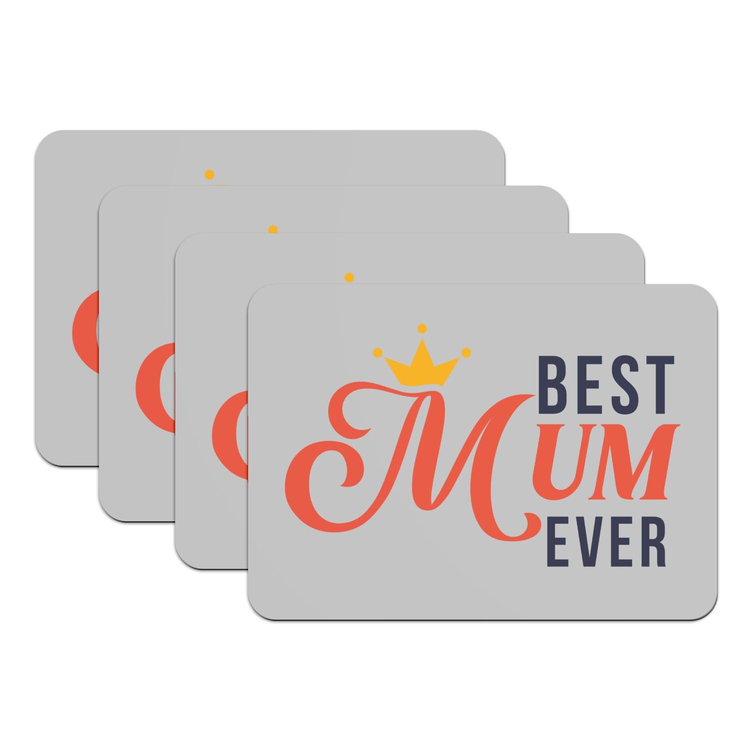 Dessous en caoutchouc Best Mum Ever de finition soignée grand format