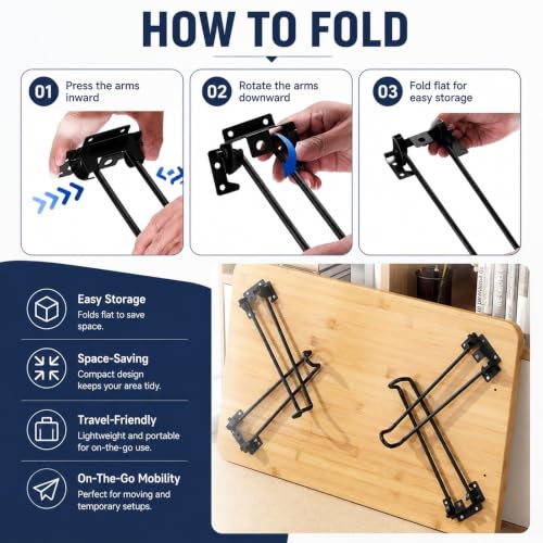 Patas de mesa plegables y patas de metal para muebles de salón y mesas auxiliares 5