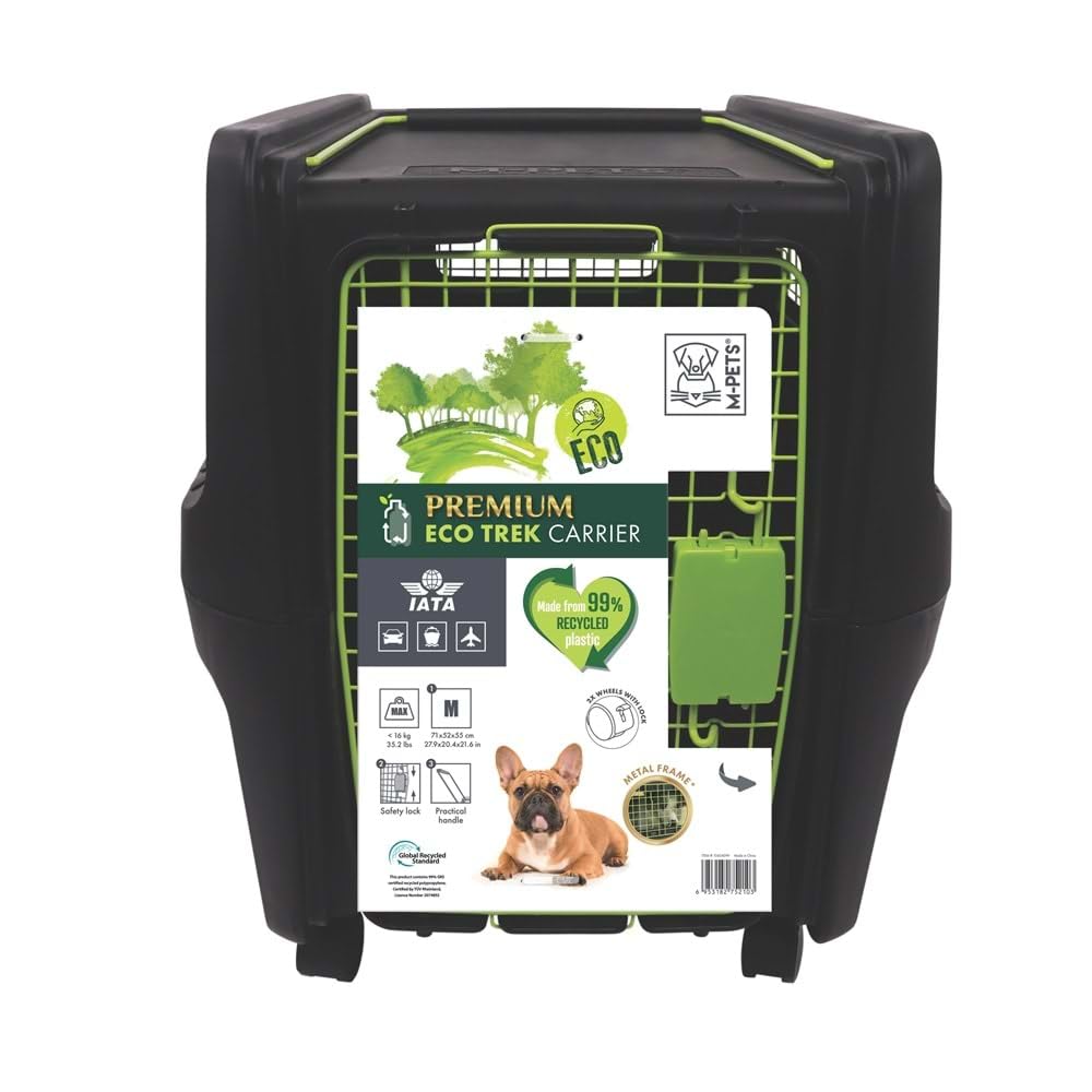 M-PETS PREMIUM ECO TREK TRAVEL CARRIER IATA (M) TAŞIMA TEKERLEKLİ