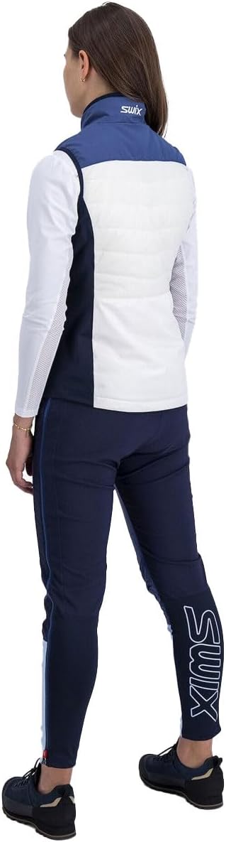 Swix Women's Active Cross Country Skiing Durable Comfortable Insulated Fleece-Lined Horizon Primaloft Vest