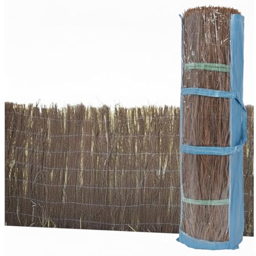Suinga Brezo Jardin Ocultación 1x3 m | Cerramiento Natural de Brezo | Valla de Ocultación 90% para Jardin y Terraza 2,5-3 kg/m2