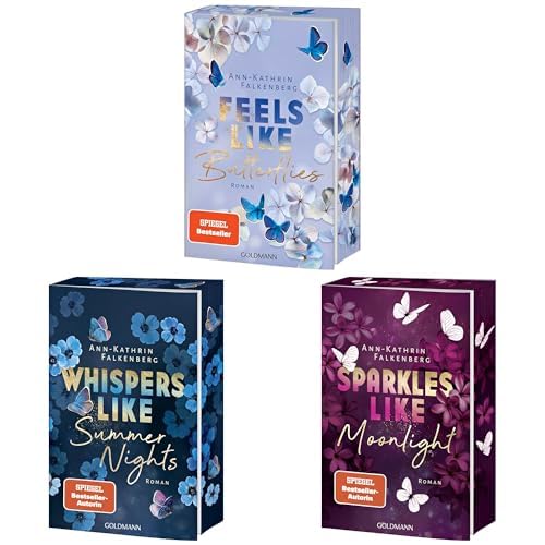 Ann-Kathrin Falkenberg-Set: 'Feels like Butterflies' + 'Whispers like Summer Nights' + 'Sparkles like Moonlight' (Tennessee Dreams, Band 1-3)