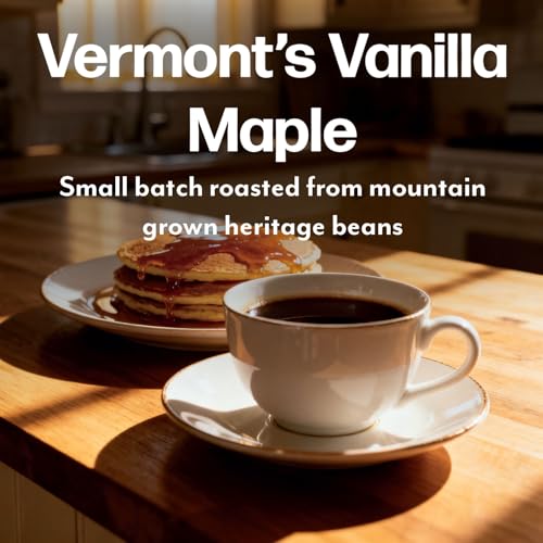 Image of Maud's Maple Vanilla Flavored Coffee Pods, 18ct | Medium Roast Flavored Coffee in Single Serve Pods - Compatible with Keurig Coffee Makers