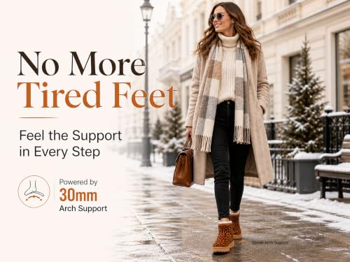 Image of 100% Sheepskin Mini Boots with Arch Support Options: Warm to -22F