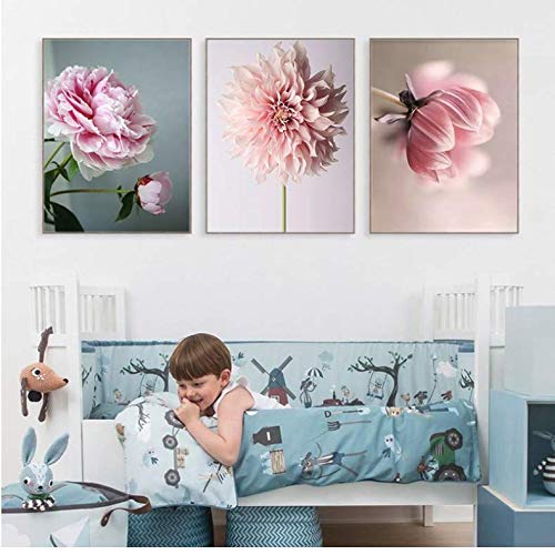 Affiche beauté vie rose pour salon moderne : votre déco florale 50x70cm