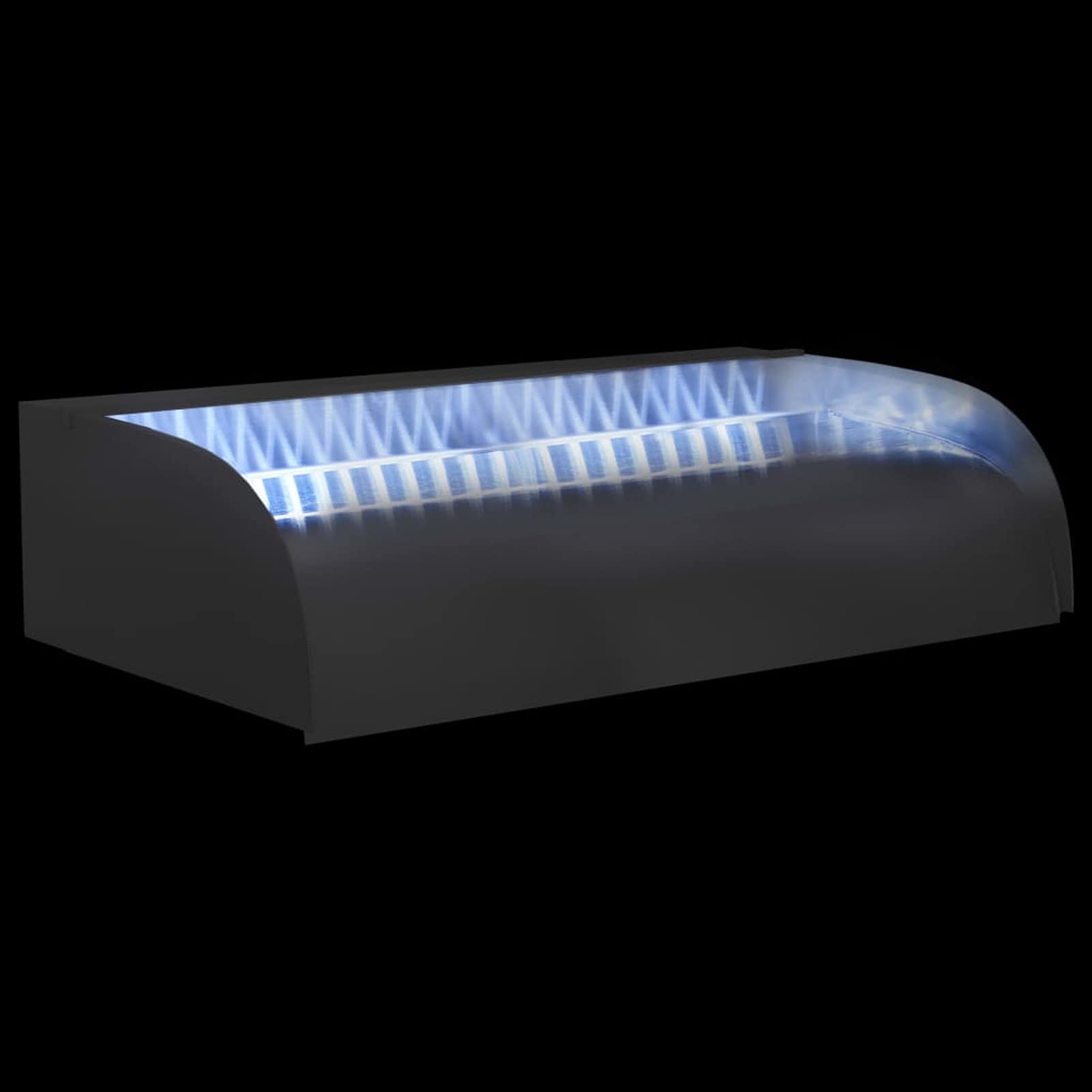 Rantry Cascata con LED 60x34x14 cm in Acciaio Inox 304, Mobili da Giardino, Decorazione da Mobili per Giardino Esterni