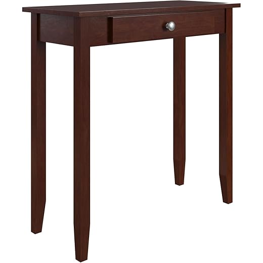 Wooden Console Table - Sheesham Wood, Coffee Color