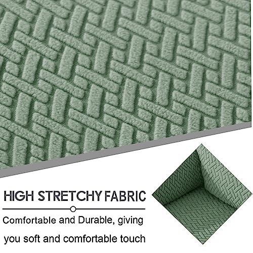 Image of Eco-Ancheng Recliner Slipcovers 4-Pieces Lazyboy Recliner Covers Recliner Couch Covers Recliner Chair Cover Non Slip Reclining Slipcovers with Storage Pockets Furniture Protector for Living Room