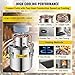 VEVOR Alcohol Still 5Gal/20L Alcohol Distiller Stainless Steel Distillery Kit for Alcohol with Copper Tube Home Brewing Kit Build-in Thermometer for DIY Whisky Wine Brandy