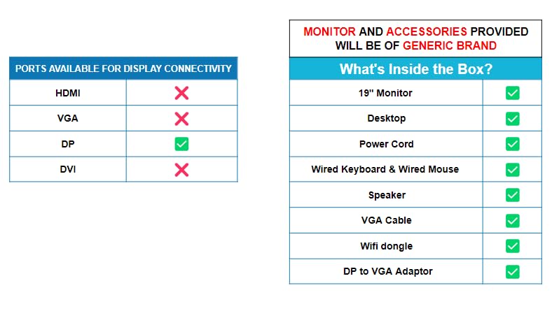 (Refurbished) HP EliteDesk 800 G3 19" HD All-in-One Desktop Computer Set (Intel Core i5 7th Gen| 8 GB DDR4 RAM| 512 GB SSD| 19" HD LED Monitor| KB... - Image 4