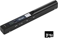 ANNCARY 900DPI Portable Handheld Wand Scanner for A4 Documents, Books, Photos - Micro SD Storage, JPG/PDF, USB Transfer