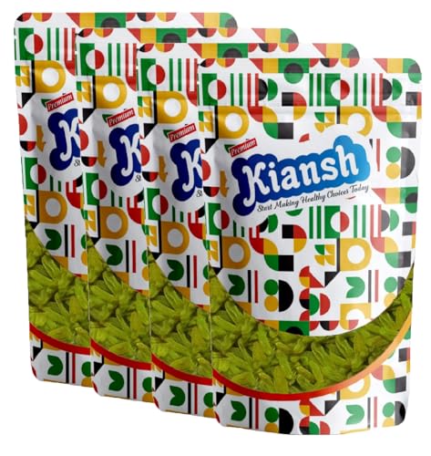 Image of Kiansh Dry fruits (Green Raisins /Hari Darakh /Kishmish, 800g)