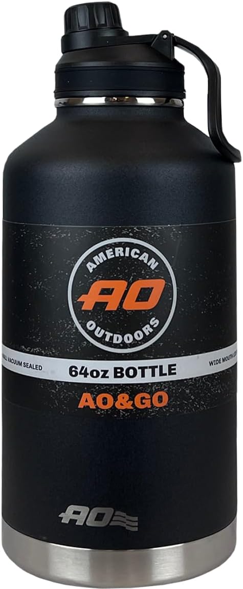 AO Coolers Double Walled Stainless Steel Tumbler or Bottle with Vacuum Sealed Lid - Multiple Sizes and Colors