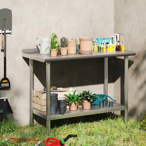 Image of Hardura Stainless Steel Prep Table 24x48 Inch