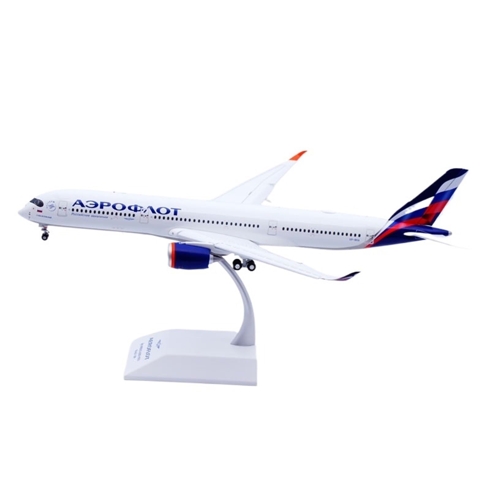 Repliki modeli samolotów 32CM dla Aeroflot A350-900XWB VP-BXA klapy metalowa skala modelu samolotu replika 1:200 samolot dekoracje lotnicze miniaturowy model samolotu