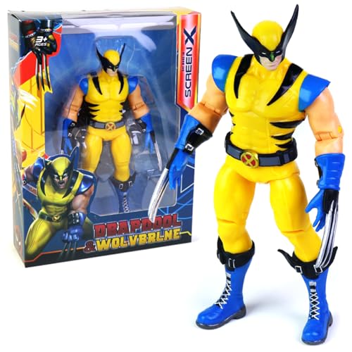 YCVBCY Titan Hero Series Figura, 18 cm Acción Figura Wolverine, Wolverine Colección Juguete Modelo, Figura de Acción del Superhéroe para Niños