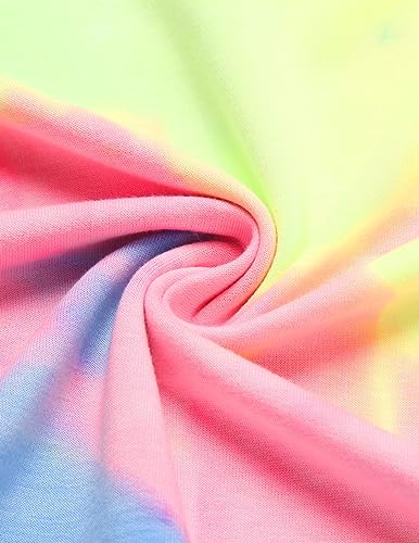 Arshiner Girls Tie Dye Outfits Sweatsuits Set Cute Pullover Hoodies Sweatshirts Jogger Sweatpants Outfit2