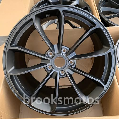 4pc 20" MATT BLACK GT4 FORGED WHEELS RIM FOR 2016+ PORSCHE 718 CAYMAN 982 20X8.5/10 e2017