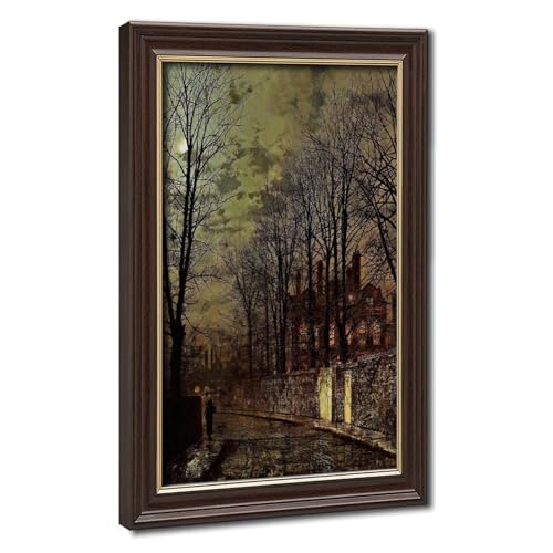 Impression sur toile de Grimshaw Heavens Lamp avec cadre robuste