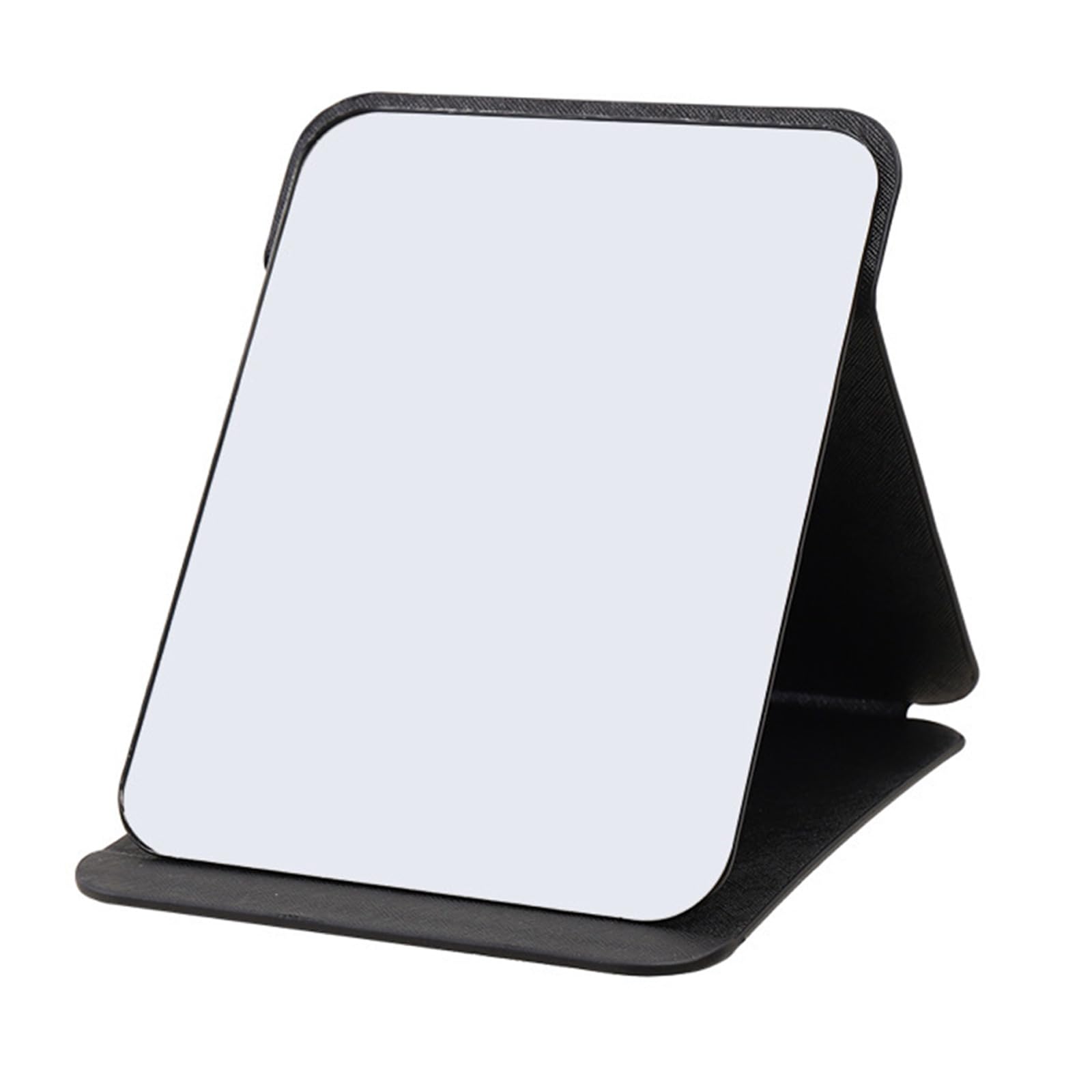 Lerpwige Standing Vanity Mirrored Compact Travel-Friendly 3-Size Foldable For Camping Desktop Students Standing Makeup Cosmetic Foldable For Dormitory
