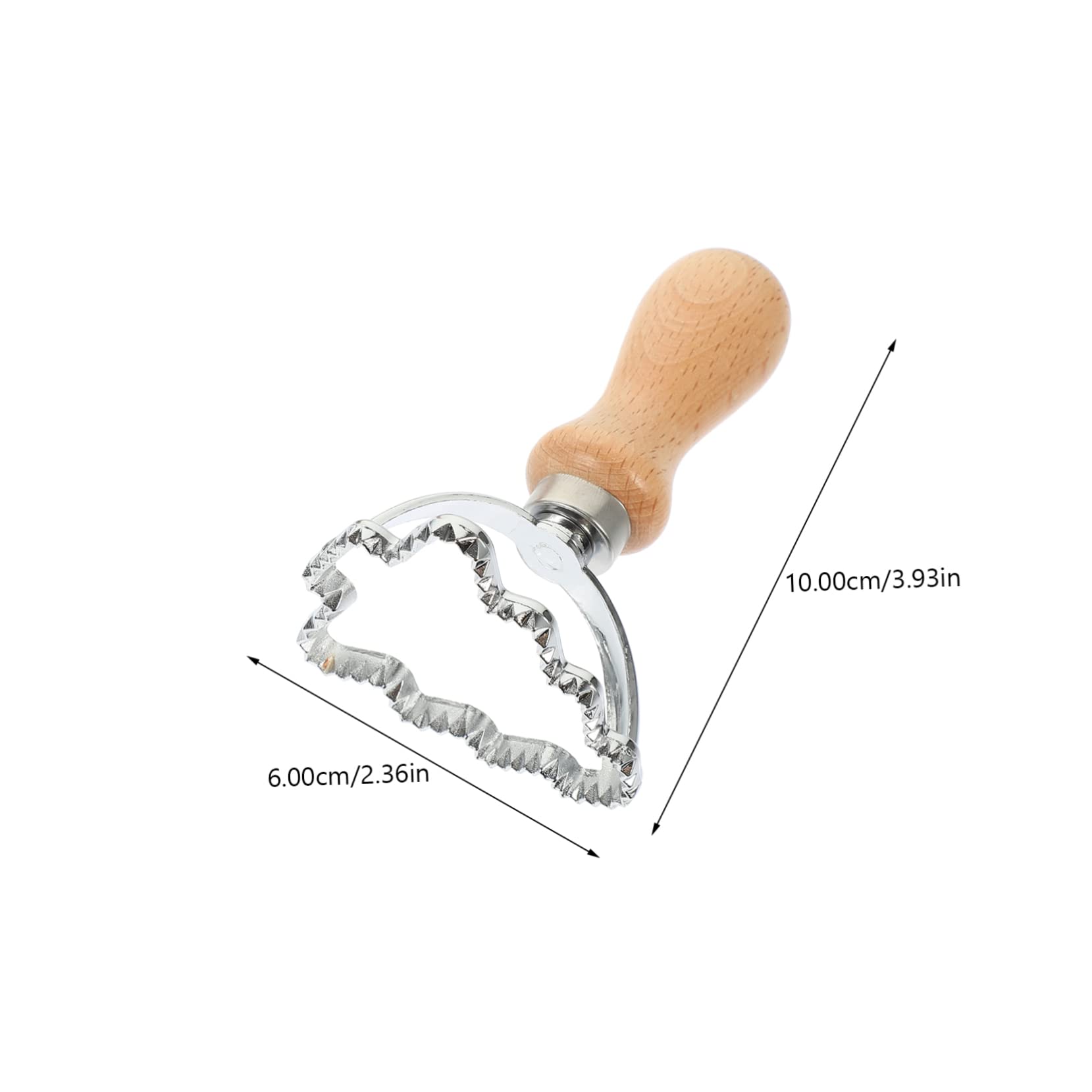 Cabilock 5 Sätze Knödel Haut Prägeform Glasur Gitter Fondant Machen Stern Plätzchen Groß Karikatur Pasta-schneidrad Kreis Keks Lebkuchen Nudelmaschine Rostfreier Stahl 2 Stück * 5
