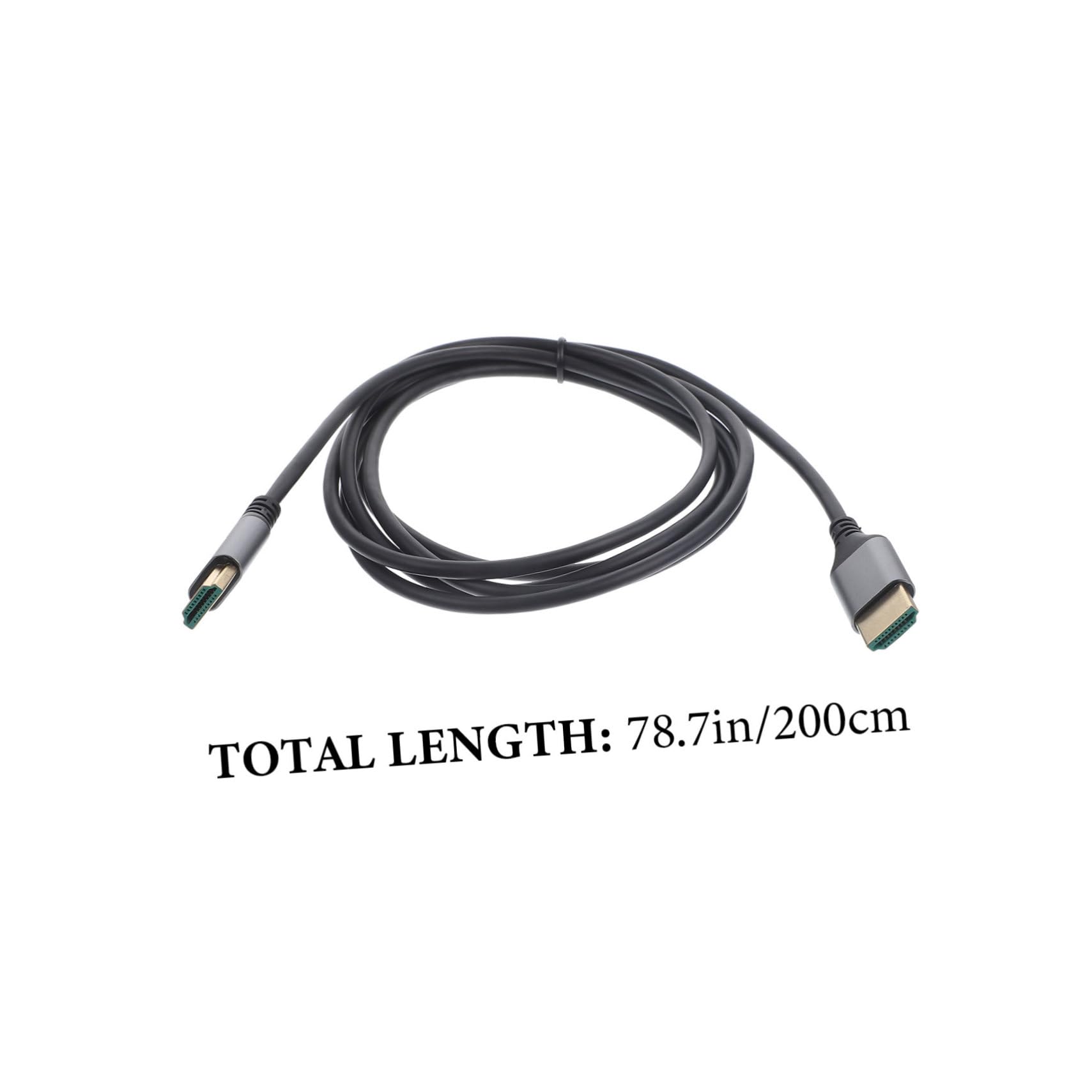 ibasenice 2m to Male Video Cable Core Design Flexible for Tvs Computers and Monitors High- Transmission for Stunning