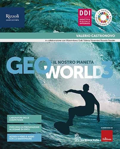 9788830210202 Geoworld. Con Atlante guidato e Quaderno. Per la Scuola media. Con e-book. Con espansione online (Vol. 3)