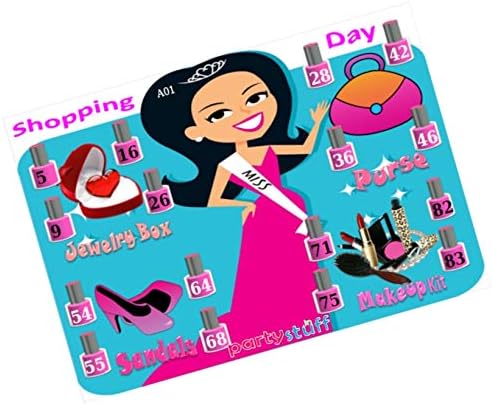 PartyStuff Shopping Theme Tambola Housie Tickets - Shopping kukuba 2 - Designer Kukuba (24 Cards)