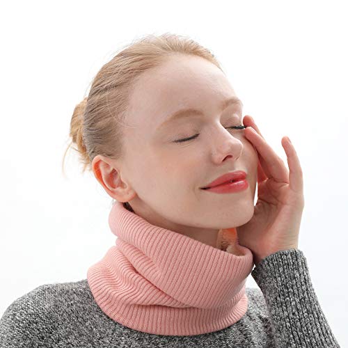 Bufanda de cuello de forro polar NovForth de doble capa estilo infinito para invierno 4
