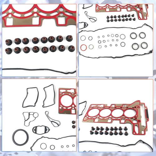 Image of N20 Engine Cylinder Head Gasket Set Fits for BMW F20 F22 F45 F30 F34 F32 F10 E84 E89 520i X3 X4 Z4 2.0L l4 Turbo N20B20 Engine OE 11128676519 11127588418