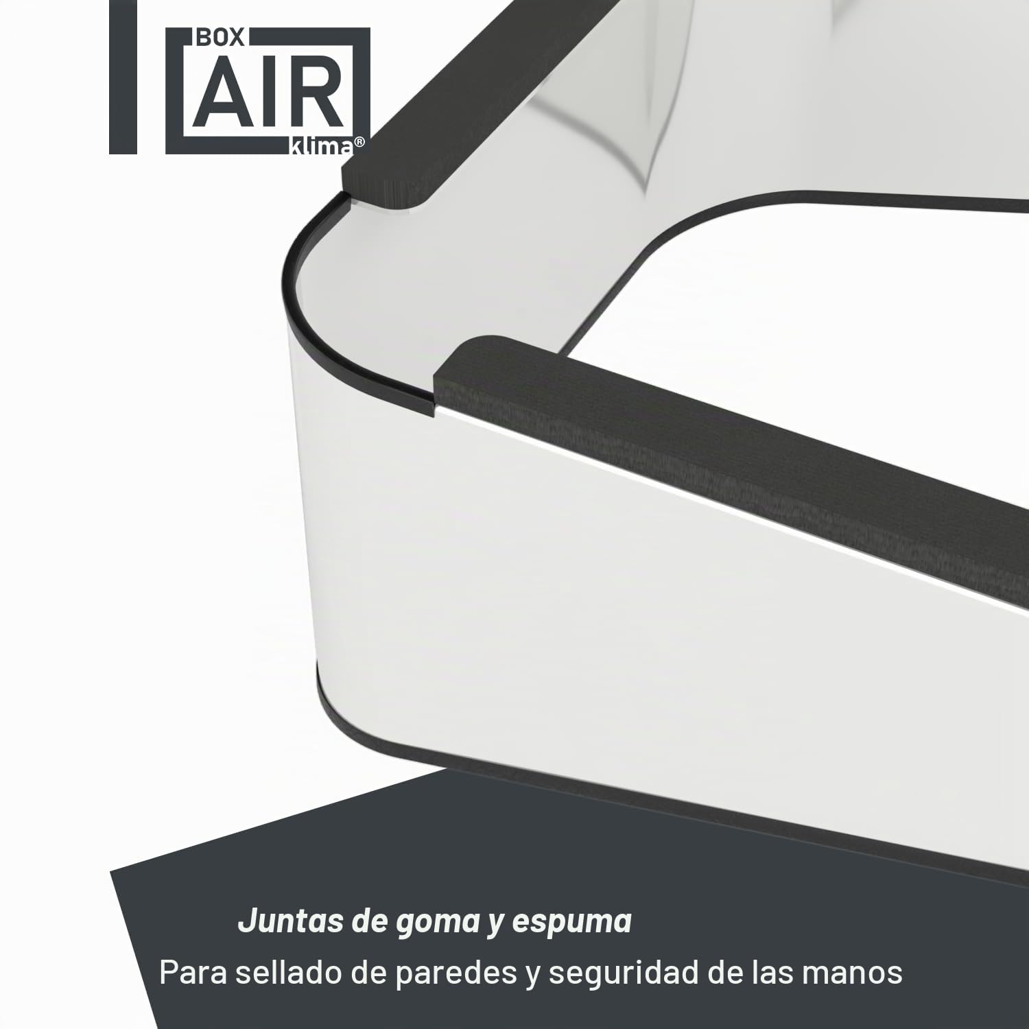 Box Air Klima Funda para Wallbox | Protección contra el clima para estación de carga de autos eléctricos en aluminio compuesto | Techo antilluvia, protección contra el sol y rayos UV