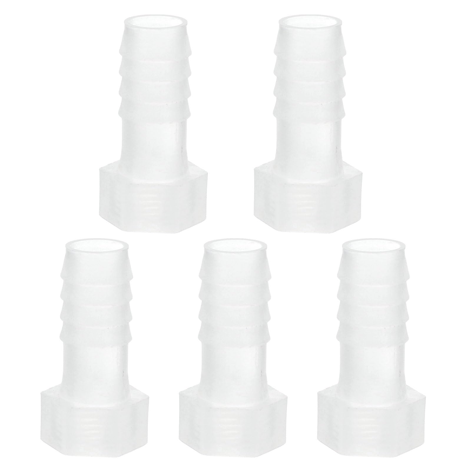 PATIKIL Raccordi per Tubo Flessibile in Plastica 1/2" x 1/4" G Filettatura Femmina