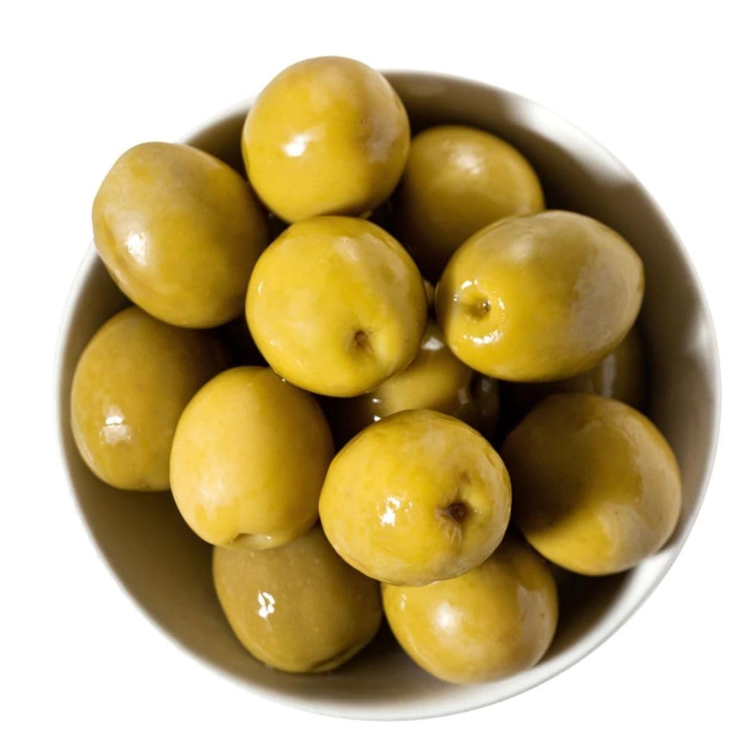 Royal Ann Spanish Plain Whole Queen Olives | 160-180 Count | Kosher | 5 lbs