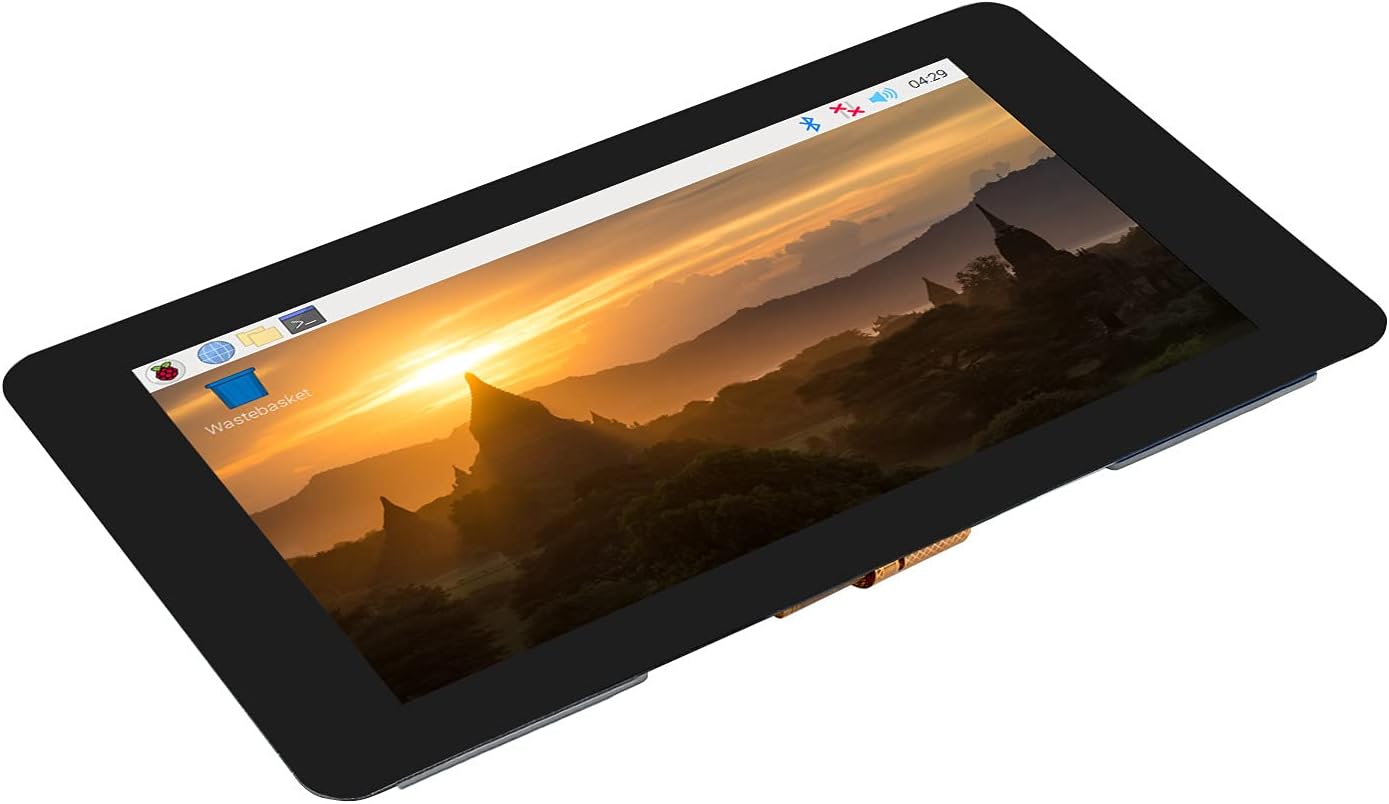 waveshare 7 inch Capacitive Touch Display 800x480 Hardware Resolution Touchscreen 7 inch DSI LCD TFT Screen for Raspberry Pi 4B/3B+/3A+/3B/2B/B+/A+