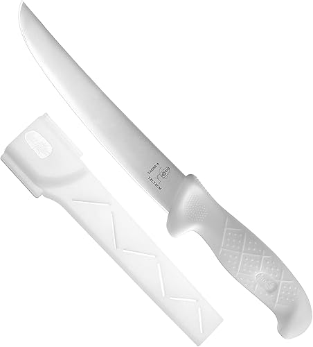 Miniatura 4 de Juego de cuchillos de hueso enfundados multiusos, cuchillo de minería, hoja curvadasemiflexible de 6 pulgadas (3PC 4+5+6)