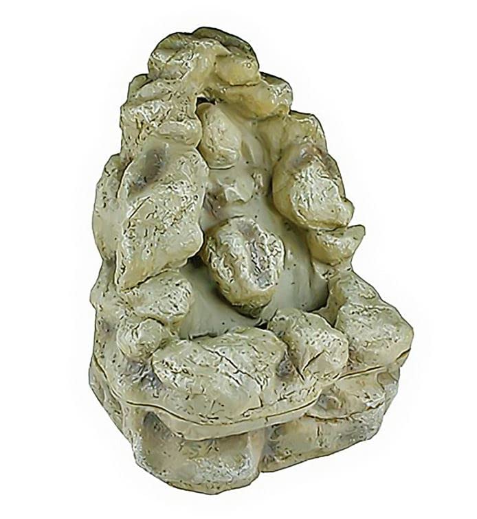 Swell Reptiles Pebble Waterfall Reptile Water Bowl and Vivarium Decoration