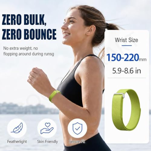 Image of Stretch Nylon Sport Strap Compatible For Google Fitbit Air (Only Strap)