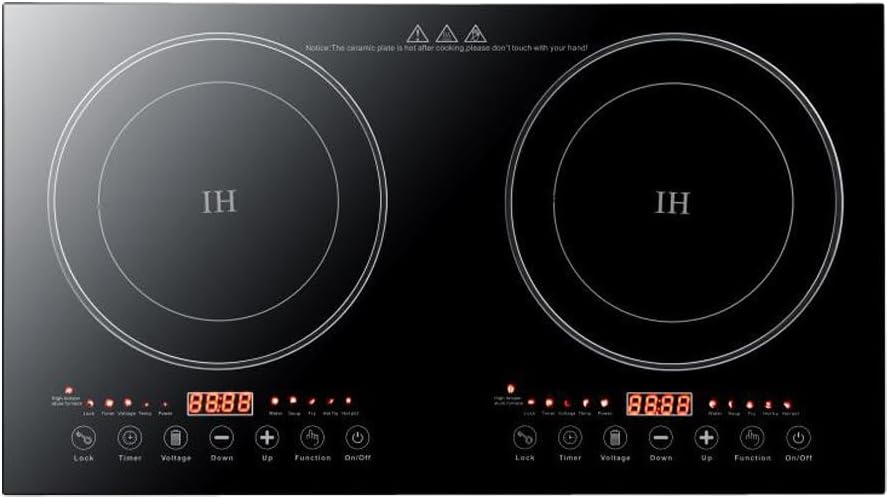Estufa Eléctrica de 2 Puestos 68x38 cm 110V