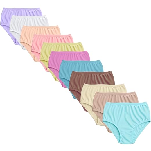 Kit 12 Calcinhas Calçolas Feminas para Senhoras 100% Algodão Confoto Diário